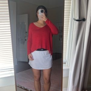 Wooden ships red sweater barely worn